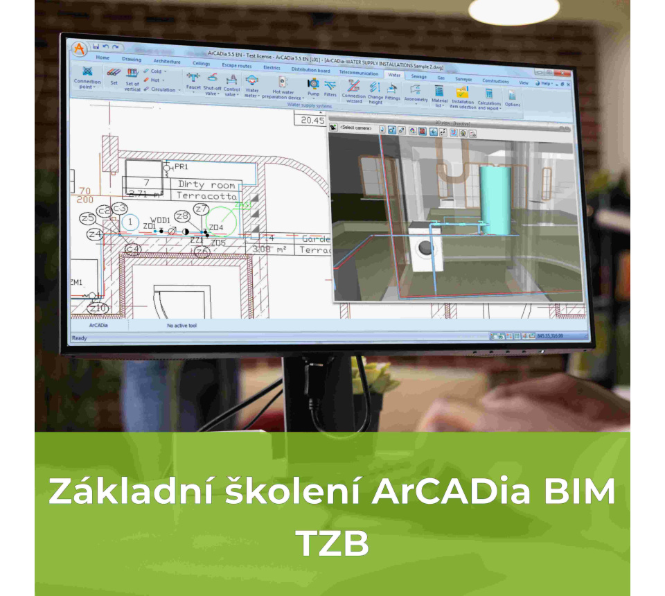 Základní školení ArCADia BIM TZB