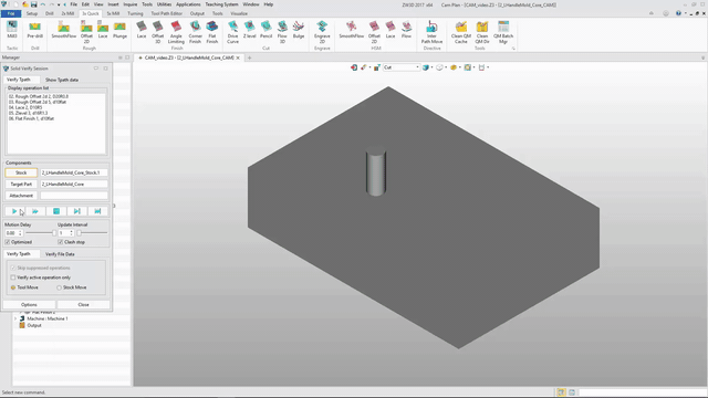 Tvorba 3D modelu v ZW3D 3X Machining