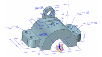 Ukázka 3D modelu v ZW3D