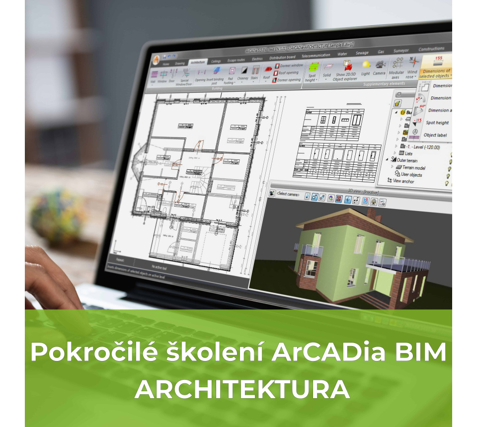 Pokročilé školení ArCADia BIM Architektura