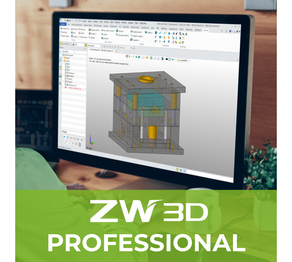 ZW3D 2024 Professional + zdarma upgrade na ZW3D 2025